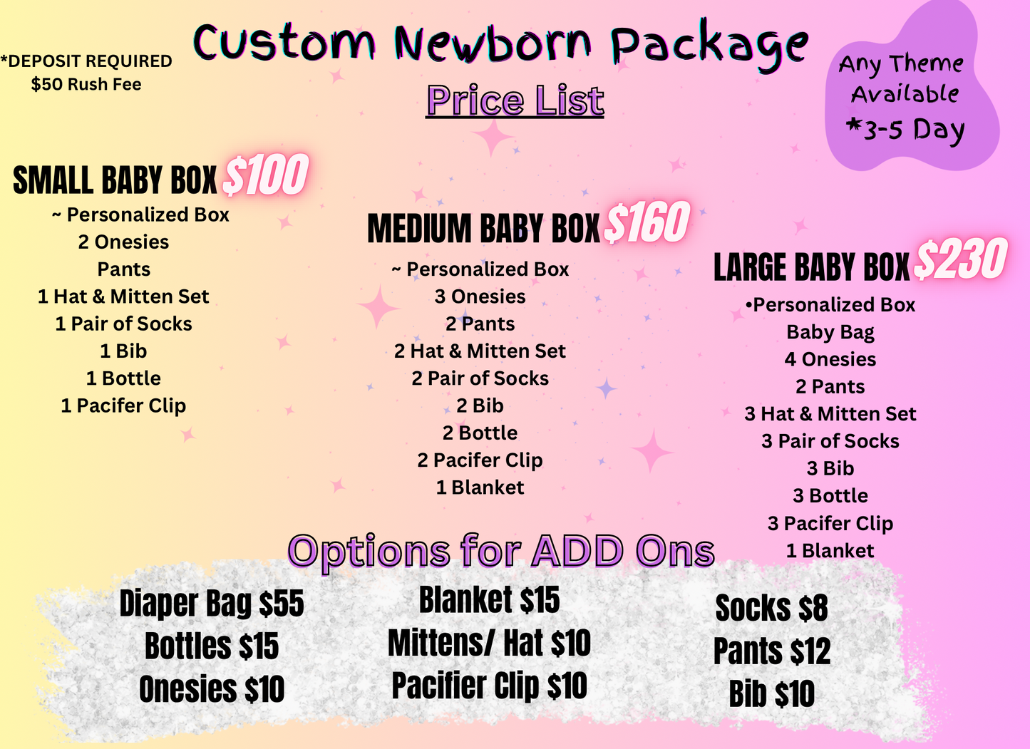 Newborn/Baby Gift Sets